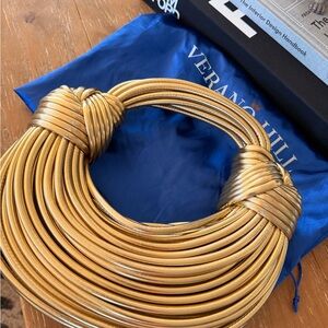 Gold Statement handbag